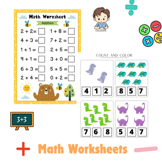 Maths Worksheets - Printable PDFs